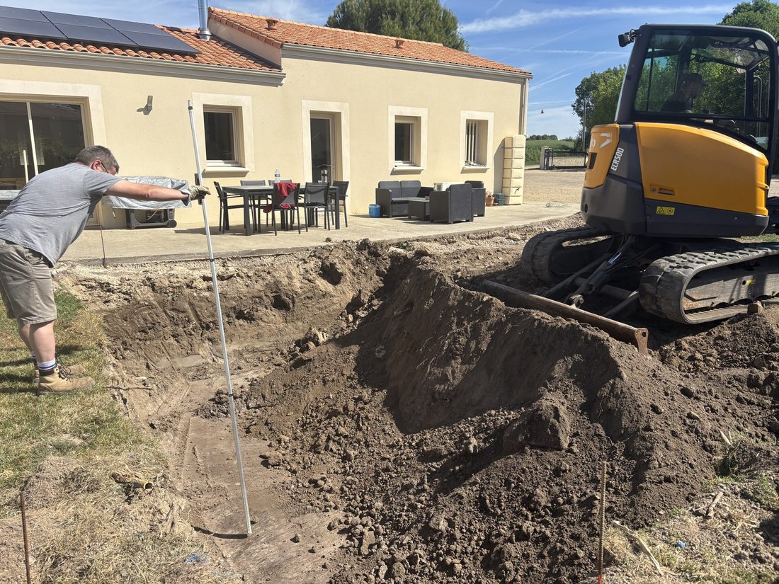 Chantier de terrassement Bilhaud & Fils